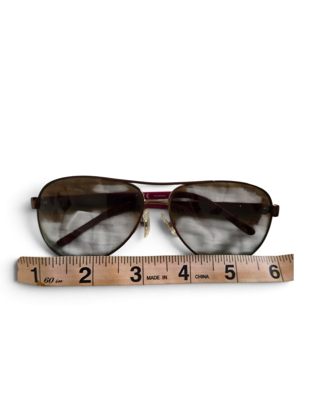 Ralph Lauren Brown Lens Aviator Sunglasses - Men